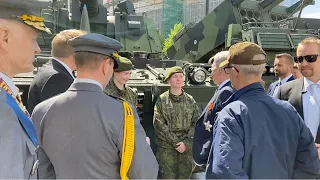 President Niinistö at Finnish Defence Forces' Equipment Display | Helsinki, Flag Day on June 4, 2022