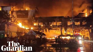 Deadly fire engulfs Cambodian casino on border with Thailand