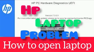 How to open laptop. HP PC hardware diagnostics UEFI problem. || @vinayrajput5227