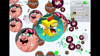 【Agar.io Mobile】りんごとペアで鯖取り！