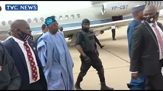 (WATCH) Tinubu Visits Katsina, Promises Delegates Improved Security, Welfare