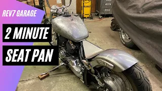 VStar Bobber Build Pt. 6 Seat Pan