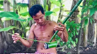 Primitive Culture: How to Make Khmer Stringed Instrument Similar to the Violin From Bamboo