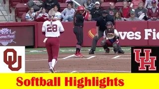 Houston vs #2 Oklahoma Softball Game 1 Highlights, April 19 2024