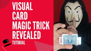 VISUAL CARD MAGIC TRICK REVEALED / Optical Illusion: IMPOSSIBLE Inverting Card Warp Trick