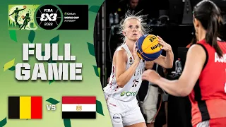 Belgium v Egypt | Women | Full Game | Crelan FIBA 3x3 World Cup 2022