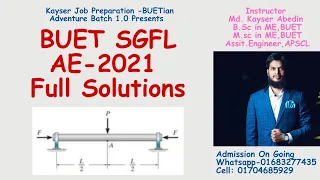 SGFL Assistant Engineer 2021 Full Solutions || KJP Adventure Batch