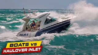 HAULOVER GOING FOR THE KNOCK OUT! | Boats vs Haulover Inlet