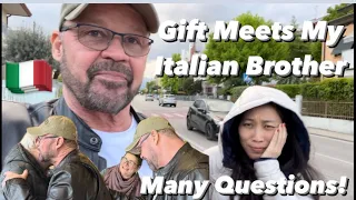 Gift Meets My Italian 🇮🇹 Brother - A Look At My Old Neighborhood!