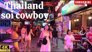 Bangkok soi cowboy nightlife walking tour |4k| #thailand