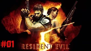 Resident Evil 5 Walkthrough - Part 1 - Executioner Majini Boss - Veteran Difficulty