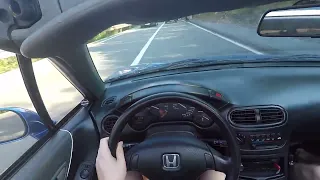 Honda CRX Del Sol POV drive