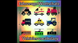 learn vehicle vocabulary in germen | learn diffrent transportation vehicles in german