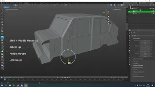 Blender - LowPoly автомобиль с правильной топологией (Часть 1 - Моделирование)