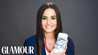 Demi Lovato Shows Us The Last Thing on Their Phone | Glamour