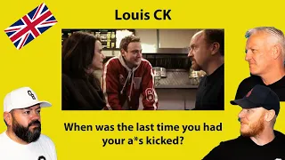 Louis CK - When was the last time you got your ass kicked? REACTION!! | OFFICE BLOKES REACT!!