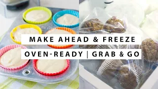 How to Freeze Muffins, Cupcakes and Batter for Easy Baking