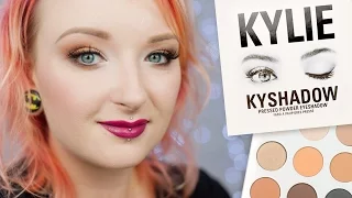 KYLIE Kyshadow - unboxing i test na żywo paletki Kylie Jenner! ♡ Red Lipstick Monster ♡