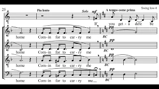 "Swing low sweet chariot" (spiritual) arr. CORO (SATB) + solos: Esteban Tozzi