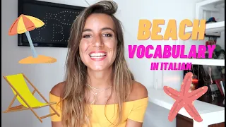 Learn Italian | BEACH vocabulary in Italian