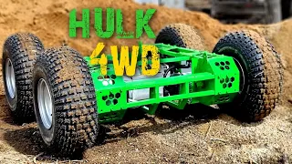 колесная платформа повышенои проходимости HULK . Off-road wheeled platfotm HULK