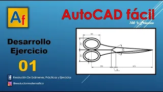 AutoCAD - Desarrollo Ejercicio 01 (Tijera)