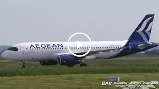 Airbus A320 - Aegean Airlines "new livery" SX-DND - first landing at Memmingen Airport