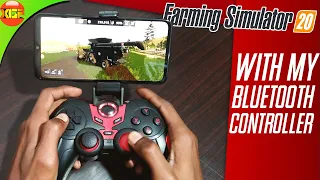 My controller setup for Farming Simulator 20 fs20 Bluetooth controller