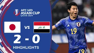 Japan U23 vs. Iraq U23 2-0 Highlights | AFC U23 Asian Cup 2024