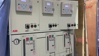 Hệ thống đóng cắt tủ RMU ABB bằng role - nút nhấn