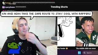 xQc Calls out Kai Cenat & Adin Ross for their "Safe Approach" to Stay Friends with Rappers