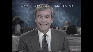 NBC News - Gulf War begins - 1991-01-16