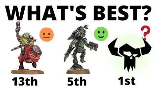 Ranking the Strongest Ten Ork Units in Warhammer 40K - Best Orks in Arks of Omen