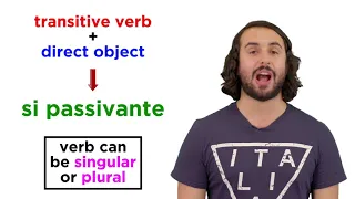 Italian Grammar: Si Passivante