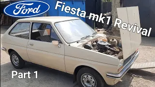 Ford Fiesta mk1 Revival part 1 1980 1.1L 🔧 🛠