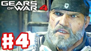 Gears of War 4 - Campaign Gameplay Walkthrough Part 4 - Family Reunion! (PC, Xbox One)