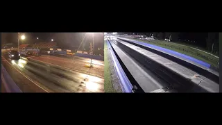 2021 E85 A10 Mustang GT 5.0 vs 2019 E48 DSG Shuenk IS38+Jetta GLI 1/4 Mile Drag Race