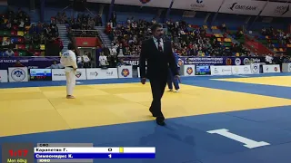 60 kg Карапетян Г Симеонидис К 27 03 2017 Т1 Первенство России до 23 лет, КЕМЕРОВО