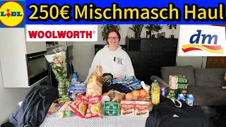 250€ XXL Wochenend-Mischmasch-Haul: Shopping bei Lidl, dm und Woolworth! Was habe ich  eingekauft?