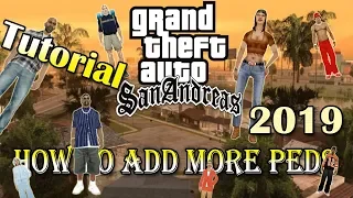 GTA San Andreas Modding Tutorial : How To Add More Peds (No Replace)