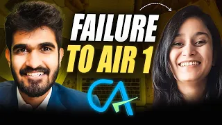 CA AIR 1 after 9 FAILED Attempts! Ft. Shailee Chaudhary | Kushal Lodha | KwK #69