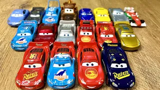 Looking for Lightning McQueen Cars: Lightning McQueen, Sally, Jackson Storm, Tow Mater, Francesco