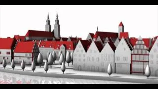 3D City Model of a Medieval Town