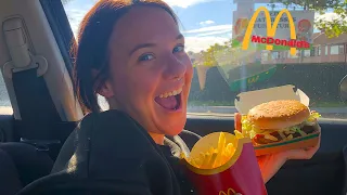 Trying New McDonalds Vegan McPlant Burger