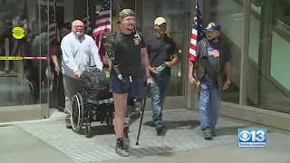 Folsom Marine Injured In Kabul Bombing Gets Hero's Welcome Home