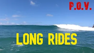 SURFING PERFECT LONG POINT BREAK/POV