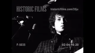 Bob Dylan - Positively 4th Street (Live in White Plains, NY 1966 RARE FOOTAGE)