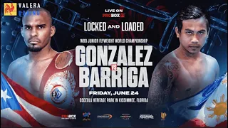 Jonathan Gonazalez vs Mark Anthony Barriga Preview