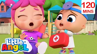 Can You Help Me Doctor Baby John? | Bingo and Baby John | Little Angel Nursery Rhymes and Kids Songs
