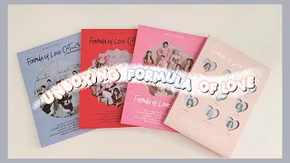 ❪ 📦 ❫  unboxing formula of love ! ↠ all versions ༉‧₊˚✧